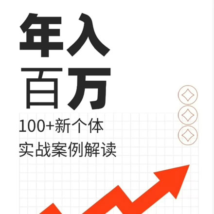 年入百万100+新个体实战案例解读PDF版，目录见图片